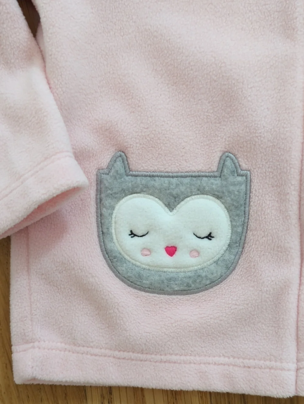 Carter's Girl's Fleece Bundle Pink Hooded Zip Jacket & Teal Hooded Vest 3 Months